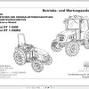 Landini Tractor DT 1 55M 1 55MQ Operators Maintenance Manual 6512672M1 DE 1