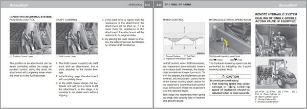 Landini Tractor DT 1 75MQ DT 1 90MQ Operators Maintenance Manual 6509144M1 EN 2