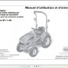 Landini Tractor DT1 25 Operators Maintenance Manual 6512649M1 FR 1