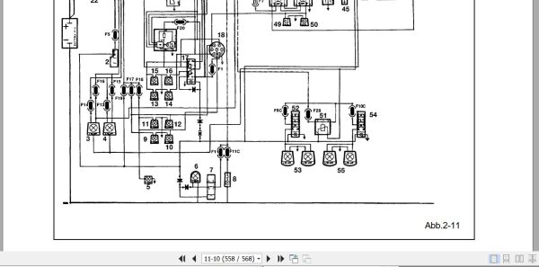 Landini Tractor GLOBUS 55 65 75 Service Manual 3652000M1 DE 3