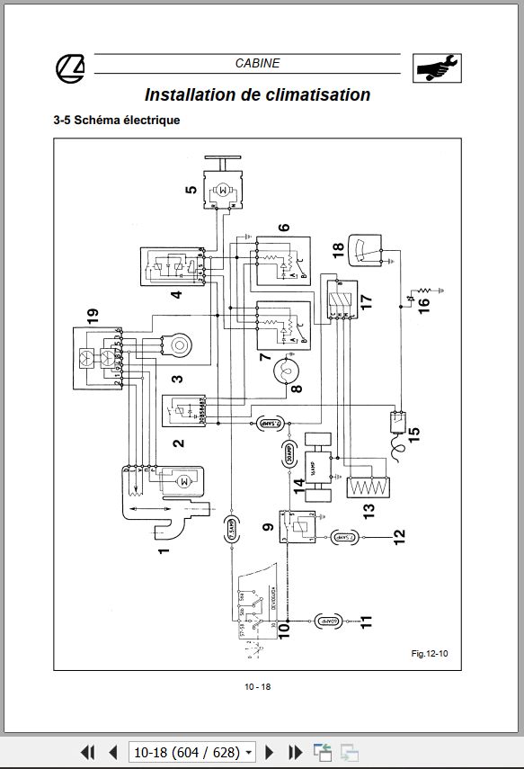 Landini Tractor GLOBUS 55 65 80 Service Manual 3651998M2 FR 3