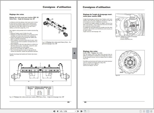 Landini Tractor Globalfarm 80 90 100 105 Operators Maintenance Manual 6520978M2 FR 2