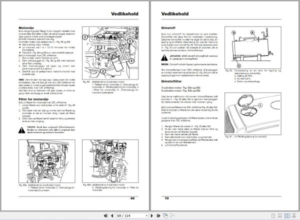 Landini Tractor Globus 55 65 80 Operators Maintenance Manual 3660030M1 NO 2