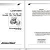 Landini Tractor LANDPOWER 125 135 145 165 185 Service Manual 3692416M1 DE 1