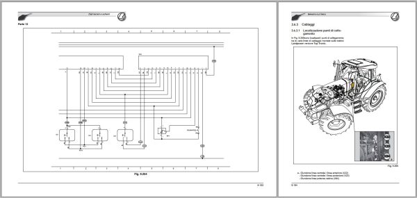 Landini Tractor LANDPOWER 125 180 M2 Tier2 Service Manual 3693415M2 IT 3