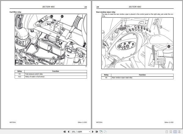 Landini Tractor LANDPOWER II 125 to 165 Service Manual 6697393A1 EN 2