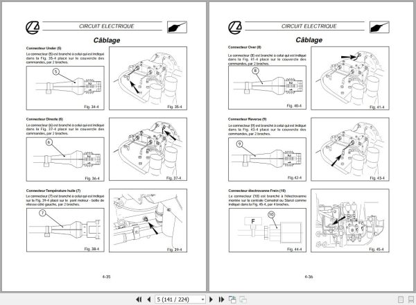 Landini Tractor LEGEND 105 165 Service Manual 3652038M1 FR 2