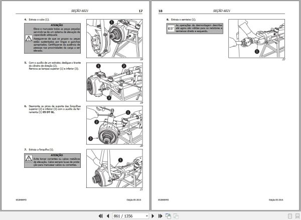 Landini Tractor LandForce 115 125 Service Manual 6528484M3 PT 2