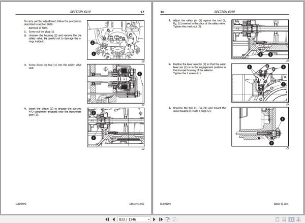 Landini Tractor Landforce 115 Landforce 125 Service Manual 6528480M3 EN 2