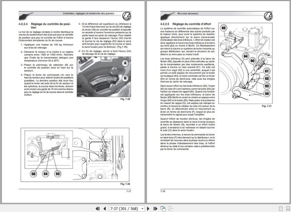 Landini Tractor Landpower 115 130 160 M1 Service Manual 4216005M1 FR 2