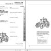 Landini Tractor Landpower 115TDI to 185TDI Operators Maintenance Manual 3681717M2 ES 1