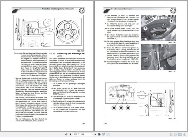 Landini Tractor Landpower 125 180 M2 Tier3 Service Manual 4206430M2 DE 2