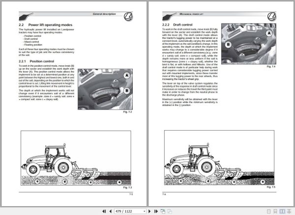 Landini Tractor Landpower 125 180 T3 M2 Service Manual 4206428M2 EN 2