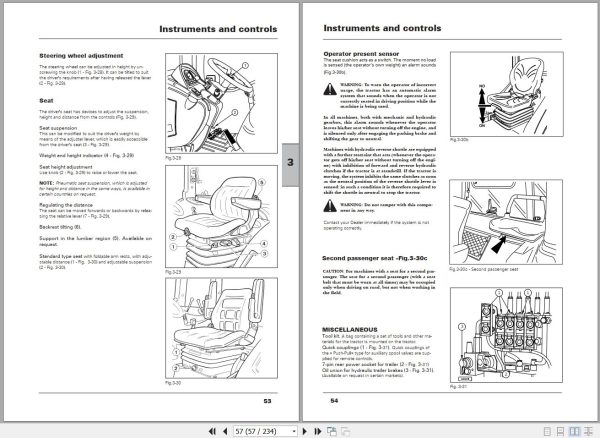 Landini Tractor Landpower 125T3 180T3 Operators Maintenance Manual 6502464M2 EN 2