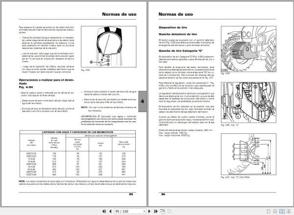 Landini Tractor Landpower 125TDI to 185TDI Operators Maintenance Manual 3681717M1 ES 2