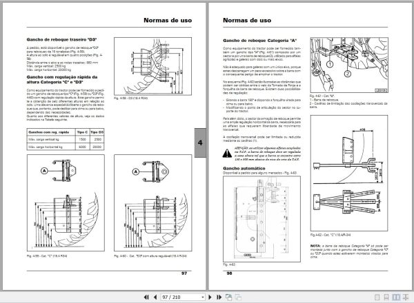 Landini Tractor Landpower 125TDI to 185TDI Operators Maintenance Manual 3681721M1 PT 2