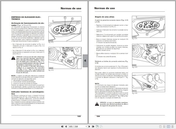 Landini Tractor Landpower 125TDI to 185TDI Operators Maintenance Manual 3681721M2 PT 2