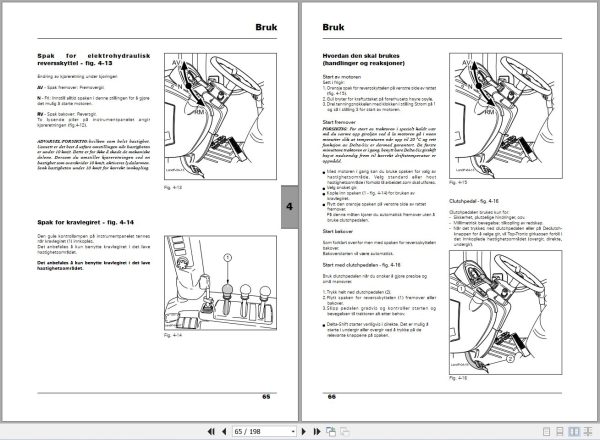 Landini Tractor Landpower 125TDI to 185TDI Operators Maintenance Manual 3681722M1 NO 2