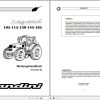 Landini Tractor Legend 105 115 130 145 165 Service Manual 3549057M2 DE 1