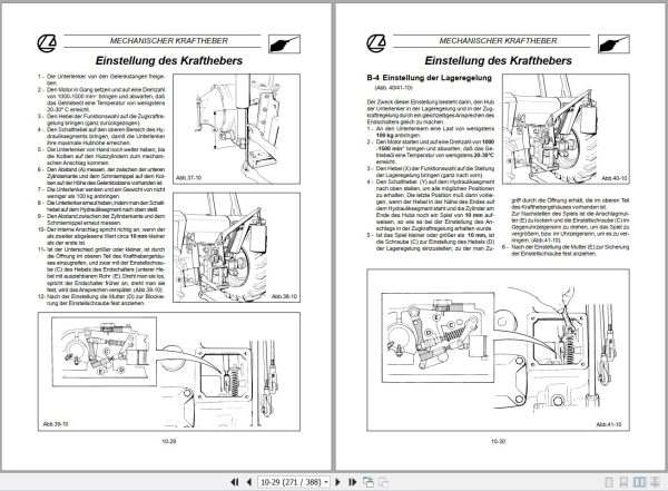 Landini Tractor Legend 105 115 130 145 165 Service Manual 3549057M2 DE 2