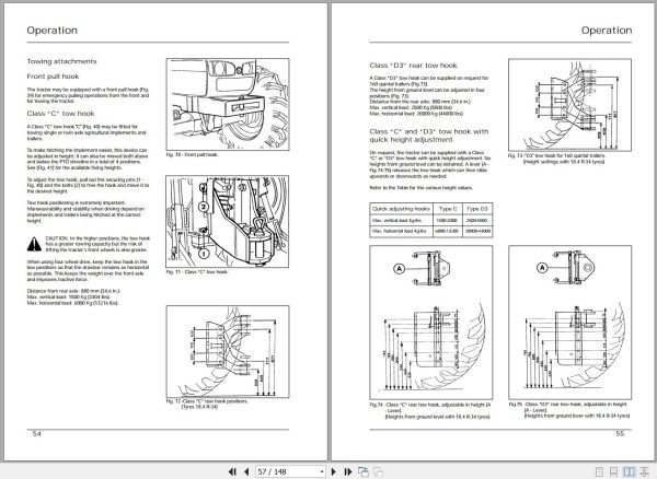 Landini Tractor Legend 105 to 165 Operators Maintenance Manual 3549021M3 EN 2