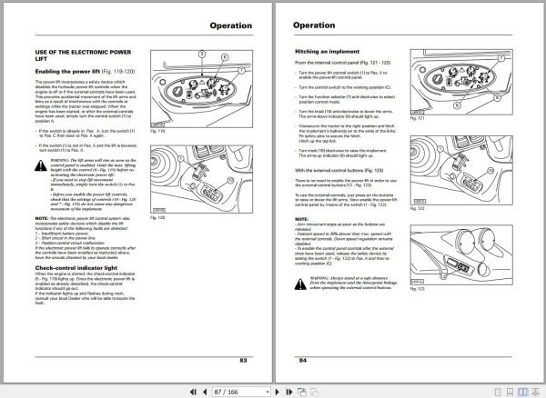 Landini Tractor Legend 115 180 New Generation Operators Maintenance Manual 3660044M1 EN 2