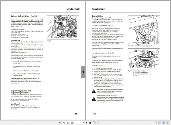 Landini Tractor MISTRAL 40 45 50 55 Operators Maintenance Manual 3683229M1 SV 2