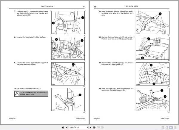Landini Tractor MISTRAL 40 45 50 55 Service Manual 6500562M1 EN 3