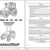 Landini Tractor MISTRAL 40 45 50 55 Service Manual 6500565M1 DE 1