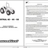 Landini Tractor MISTRAL 40 45 50 Service Manual 3651915M3 FR 1