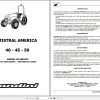 Landini Tractor MISTRAL AMERICA 40 45 50 Service Manual 3676164M1 FR 1
