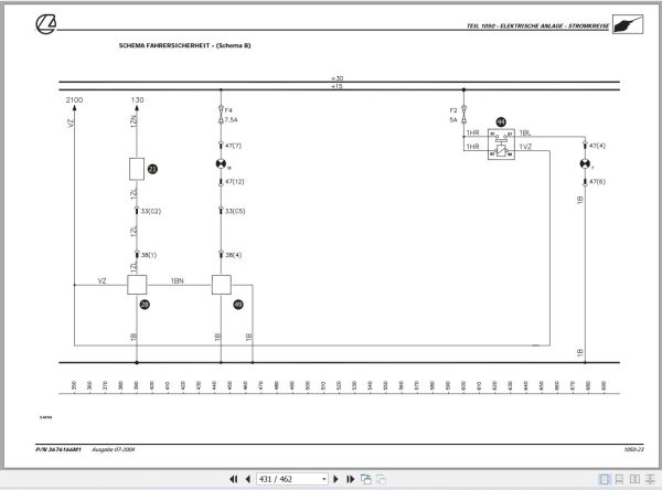 Landini Tractor MISTRAL AMERICA 40 45 50 Service Manual 3676166M1 DE 3