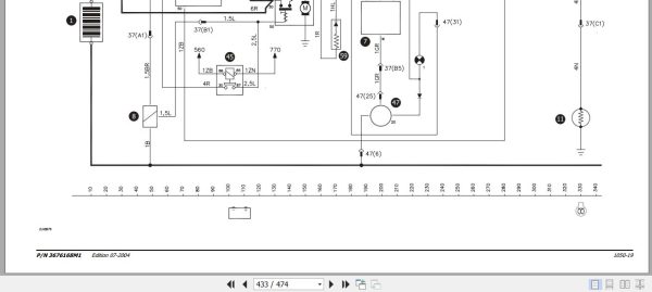 Landini Tractor MISTRAL AMERICA 40HST 50HST Service Manual 3676168M1 EN 3
