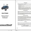 Landini Tractor MULTIFARM 75 80 90 Service Manual 6618638A1 ES 1