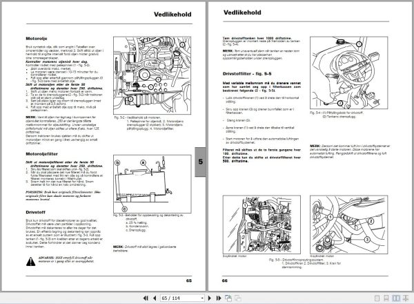 Landini Tractor Mistral 40 45 50 55 Operators Maintenance Manual 3681745M1 NO 2