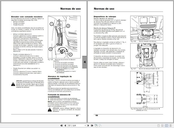 Landini Tractor Mistral 40 45 50 55 Operators Maintenance Manual 3683297M1 PT 2