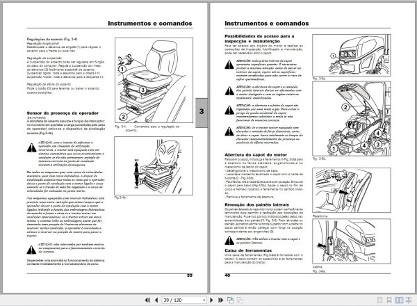 Landini Tractor Mistral 40 45 50 55 T3 Operators Maintenance Manual 6502077M1 PT 2