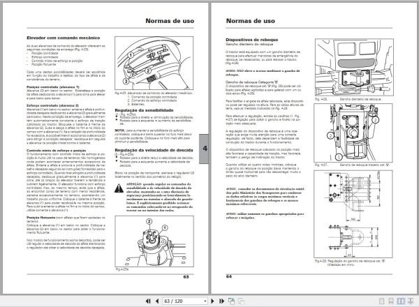 Landini Tractor Mistral 40 45 50 55 T3 Operators Maintenance Manual 6507200M1 PT 2