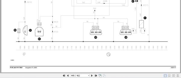 Landini Tractor Mistral 40 45 50 Service Manual 3651917M3 DE 3