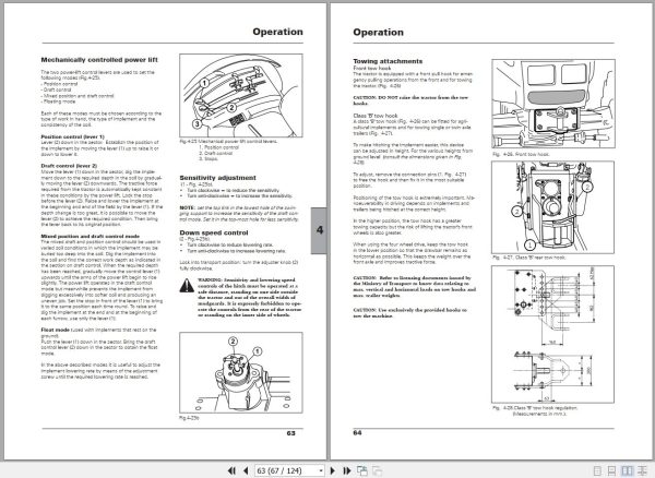 Landini Tractor Mistral 40 55 Operators Maintenance Manual 6510243M1 EN 2