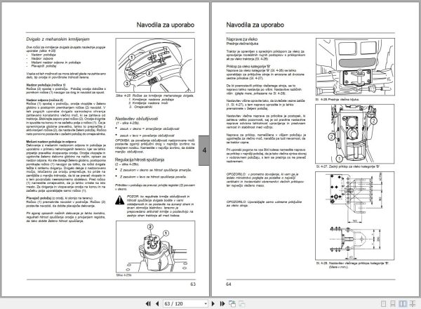 Landini Tractor Mistral 40 55 T3 Operators Maintenance Manual 6502079M1 SL 2