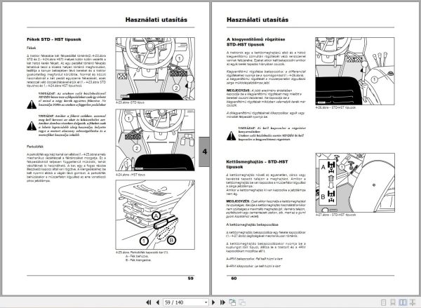 Landini Tractor Mistral America 40 to 55HST Operators Maintenance Manual 3667699M3 HU 2