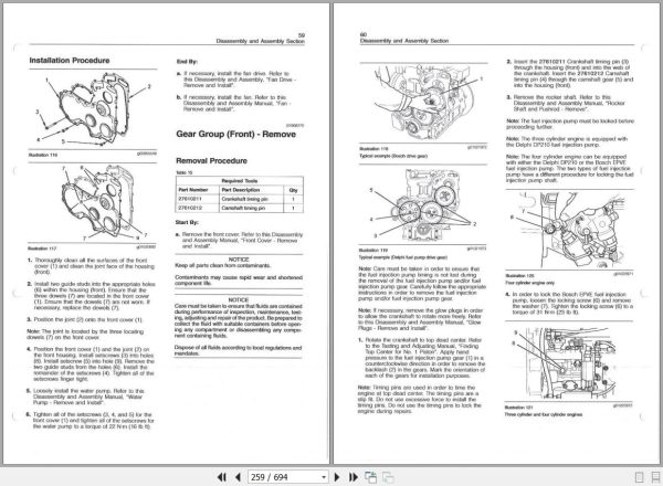 Landini Tractor Multifarm 75 80 90 Service Manual 6618639A1 PT 2