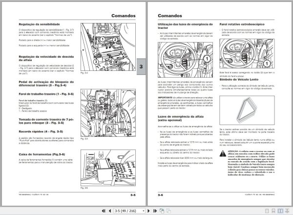 Landini Tractor Multifarm 75 Tier2 to 90 Tier3A Operators Maintenance Manual 6608548A2 PT 2