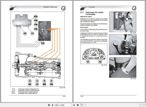 Landini Tractor POWERMONDIAL 95 105 115 Service Manual 4219741M1 FR 2