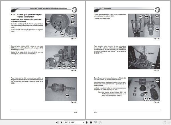 Landini Tractor POWERMONDIAL 95 105 115 Service Manual 4219742M1 ES 2