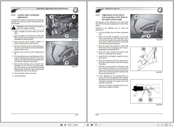Landini Tractor Powerfarm 60 105 M3 Service Manual 3675939M3 EN 2