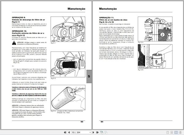 Landini Tractor Powerfarm 60 105 Operators Maintenance Manual 3666039M5 PT 2