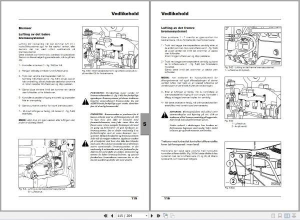 Landini Tractor Powerfarm 60 105 Operators Maintenance Manual 3681710M5 NO 2