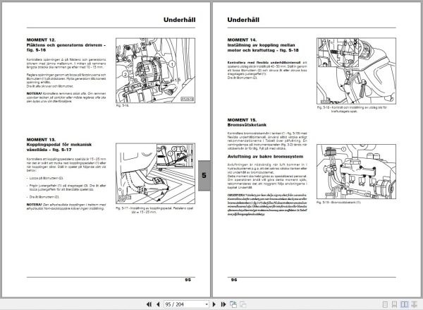 Landini Tractor Powerfarm 60 105 Operators Maintenance Manual 3692521M1 SV 2